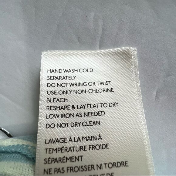 Nwt! Free People • Large L. Night Sky Stripe Tee in Sage Green - Picture 11 of 14